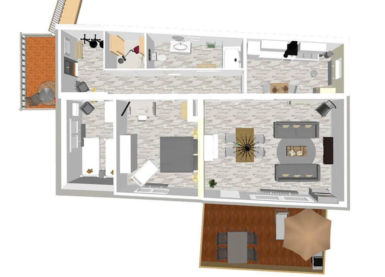 Grosse, Helle Ferienwohnung Mit 2 Balkonen Auf Dem Bauernhof In Der Lueneburger Heide Oetzen Exteriér fotografie